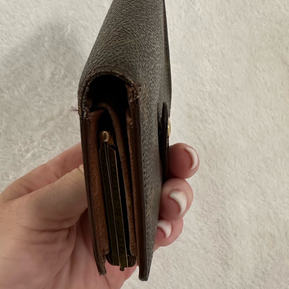 LOUIS VUITTON MONOGRAM PORTE MONNAIE BILLETS VIENNOIS BIFOLD KISSLOCK WALLET - Picture 7 of 13
